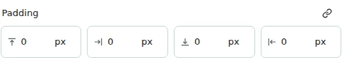 Padding — Padding separates contents from the container edges. Top, right, bottom and left are independent. In narrow spaces, horizontal padding is constrained to preserve room for content.