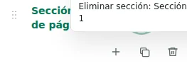Contraer / Expandir — Contraer solo oculta la lista del editor. El pie de página de la tienda sigue visible.