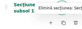 Restrânge / Extinde — Restrângerea ascunde doar lista editorului. Subsolul magazinului rămâne vizibil.